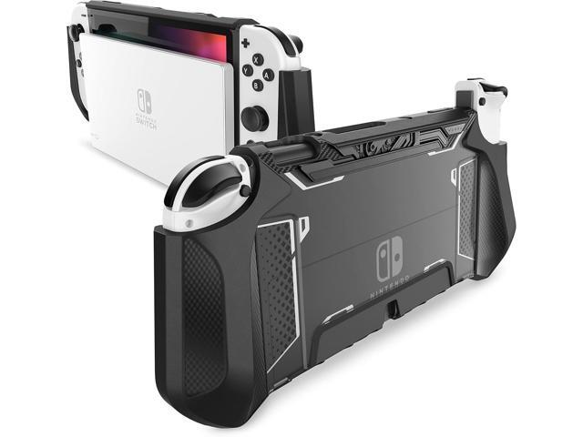 Mumba Dockable Case for Nintendo Switch OLED 2021, Blade Series TPU Grip Protective Cover Accessories Compatible with 7 Inch and Joy-Con Controller...