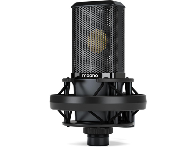 MAONO XLR Condenser Microphone with 34mm Large Diaphragm, Professional Cardioid Studio Mic for Podcasting, Recording, Streaming, Vocals, Voice...