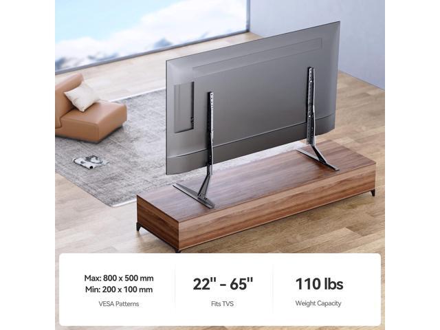 PERLESMITH Universal TV Stand Mount for 22-65 Inch TVs, Height Adjustable Table Top TV Stand, Great Load-Bearing Replacement TV Stand Leg with...