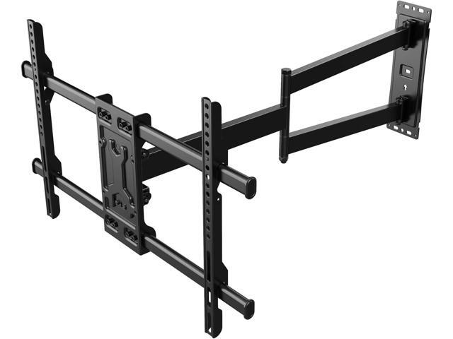 FORGING MOUNT Corner TV Wall Mount Long Arm TV Mount Bracket for 32'-75' TVs-Easy to Install Single Stud Design- 33' of Smooth Extension Plus...