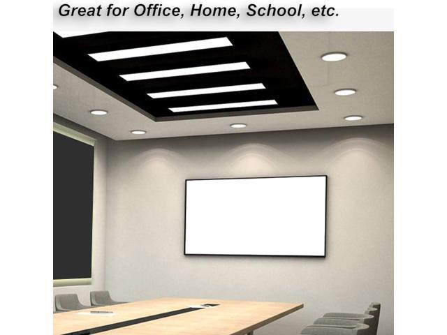 200-inch Large Projector Screen 16:9 Hanging Projection Screen Movie Screen Washable Fold-able Anti-Crease for Office Conference Presentation...