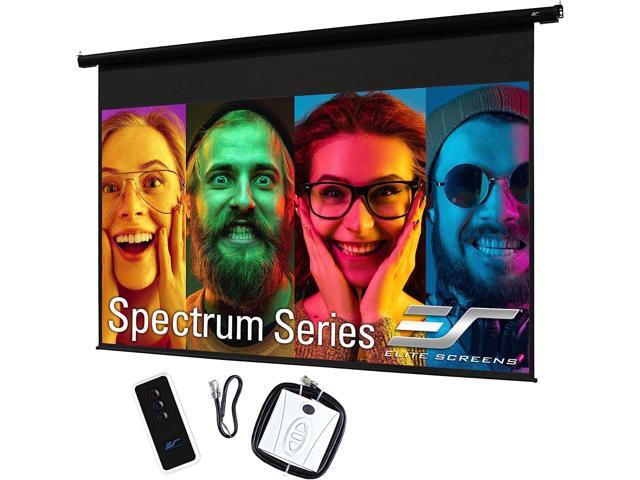 Elite Screens Spectrum 125-INCH diag. 16:9 Electric Motorized Projector Screen with Multi Aspect Ratio Function Home Theater 8K/4K Ultra HD Ready...