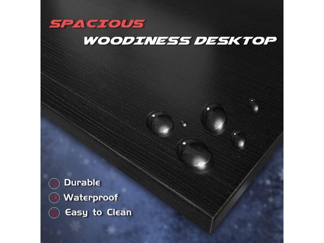 Homall L Shaped Gaming Desk Computer Corner Desk Pc Gaming Desk Table with Large Monitor Riser Stand for Home Office Sturdy Writing Workstation...