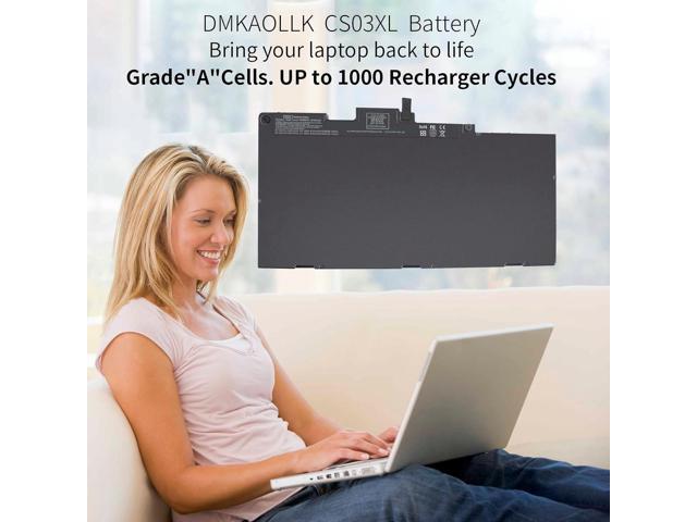 DMKAOLLK CS03XL Laptop Battery for HP EliteBook 840 850 755 745 G3 G4 ZBook 15u G3 G4 Series 800513-001 800231-1C1 800513-001 CS03 CS03046XL...