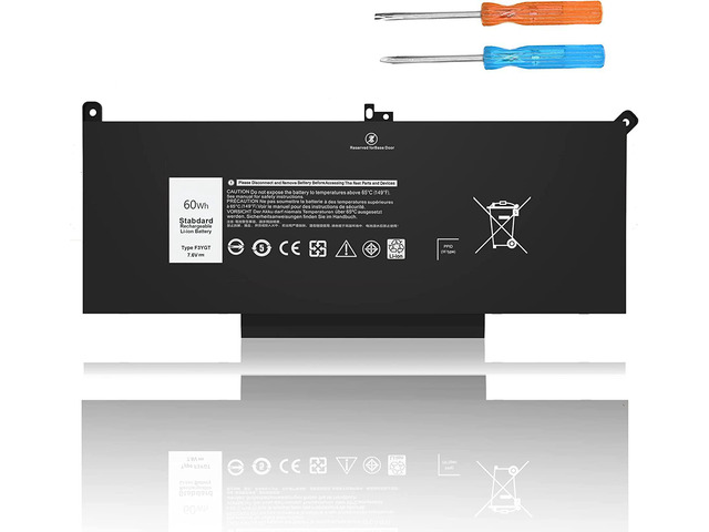 F3YGT & Dell Latitude 7480 7490 Battery & 60Wh for & Dell & Latitude& 12 7000 72