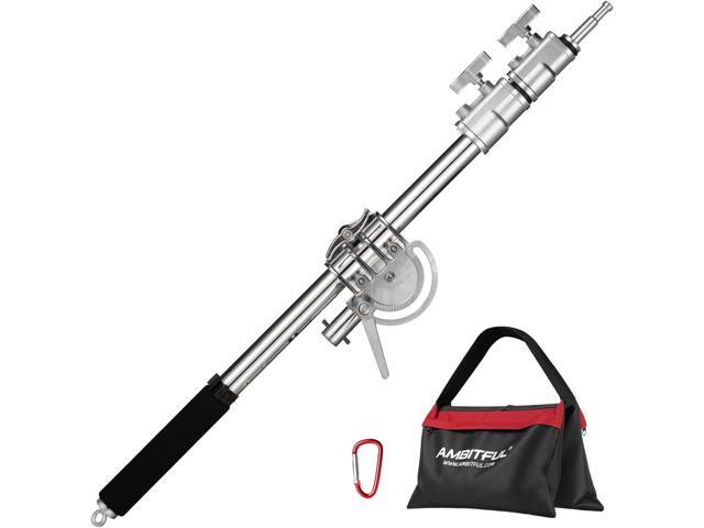 AMBITFUL MF-01 Metal Heavy Stainless Cross Arm Steel Longest 232 cm Photo Studio Kit Boom Arm 94 cm - 232 cm 37-91 Inch Light Stand Cross Arm for...