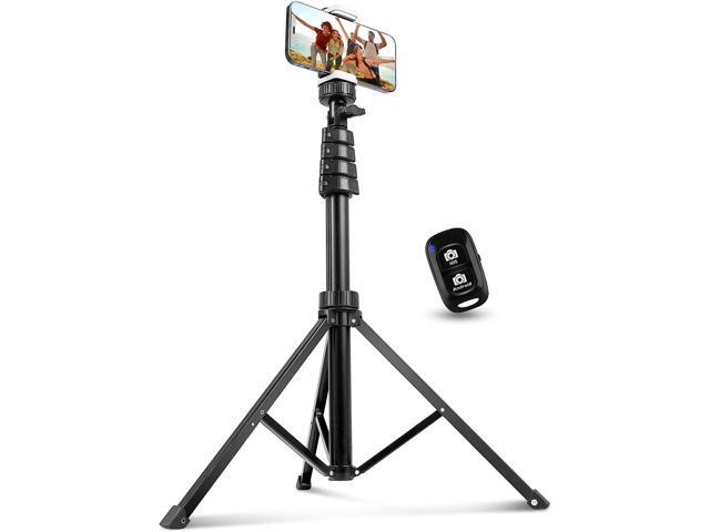 Aureday 62' Phone Tripod Accessory Kits, Camera & Cell Phone Tripod Stand with Wireless Remote and Universal Tripod Head Mount, Perfect for...
