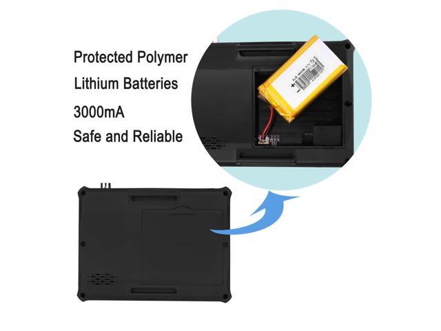 Wrist CCTV Tester, HD 5MP Portable Camera 5MP AHD CVBS Tester UTC OSD Control 4.3 Inch TFT LCD Monitor Analog Video Test Cable, PTZ Control 12V...