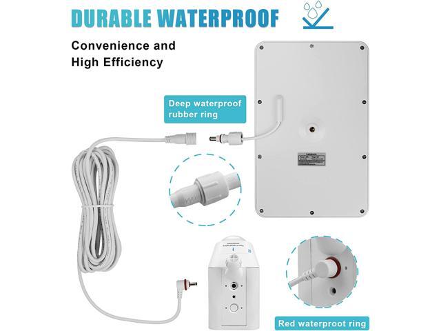 Ring Camera Solar Panel Charger, Solar Panel for Ring Stick Up Cam 2nd & 3rd Gen, Ring Spotlight Cam Battery, 5V 4.5W Output Super Fast Charging...
