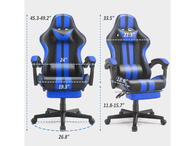 Ferghana Gaming Chairs with Footrest,Computer Game Chair,Massage Gaming Chairs,Christmas,Xmas Gift,PC Gaming Chairs for Adults Teens for Gaming...