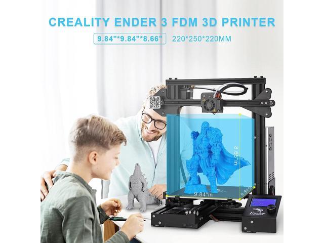 Official Creality Ender 3 3D Printer Fully Open Source with Resume Printing All Metal Frame FDM DIY Printers with Resume Printing Function...