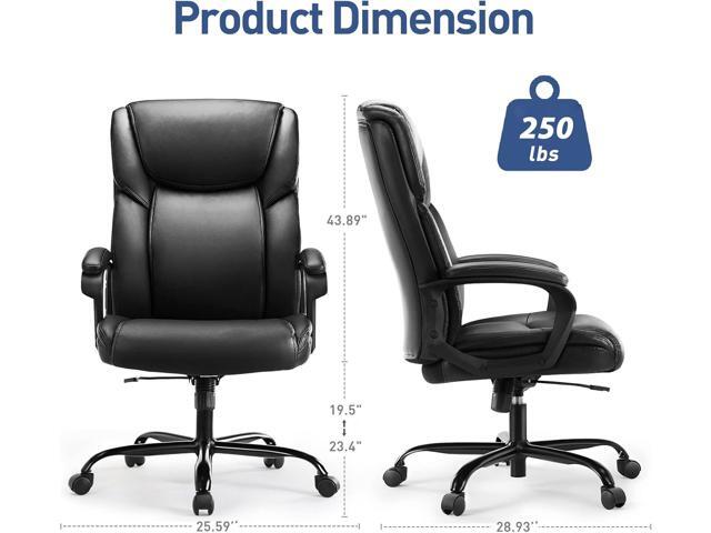OLIXIS Office Chair,Desk Chair Executive Office Chair High Back Home Office Desk Chairs Soft Armrest,Height Adjustable Ergonomic Computer Chair...