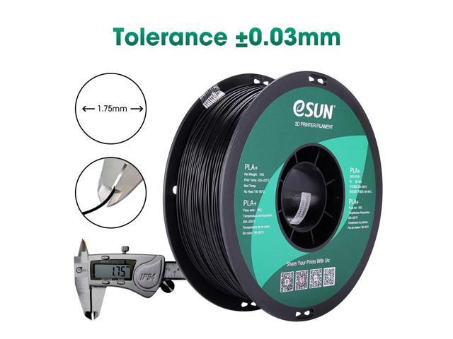 eSUN PLA PRO (PLA+) 3D Printer Filament, Dimensional Accuracy +/- 0.03mm, 1kg Spool, 1.75mm, Black