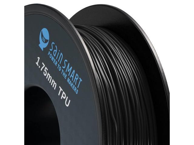 SainSmart TPU Filament 1.75, Blck Flexible TPU 3D Printing Filament, 1.75 mm, 0.8 kg, Dimensional Accuracy +/- 0.05 mm