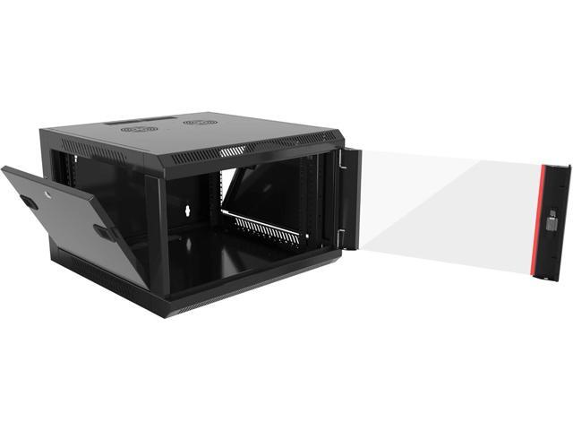15U Wall Mount Server Rack Cabinet Locking Computer Cabinet Network Enclosure for Electronics Security Audio Video AV Equipment Data Rack 18-Inch...