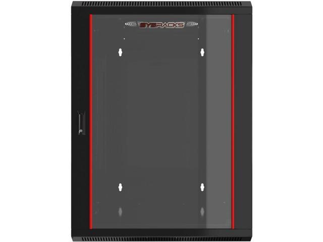 Sysracks 15U - Server Rack - Wall Mount Rack - Locking Cabinet for Network - Electronics - Security - Audio - Video - AV Equipment - Data Rack -...