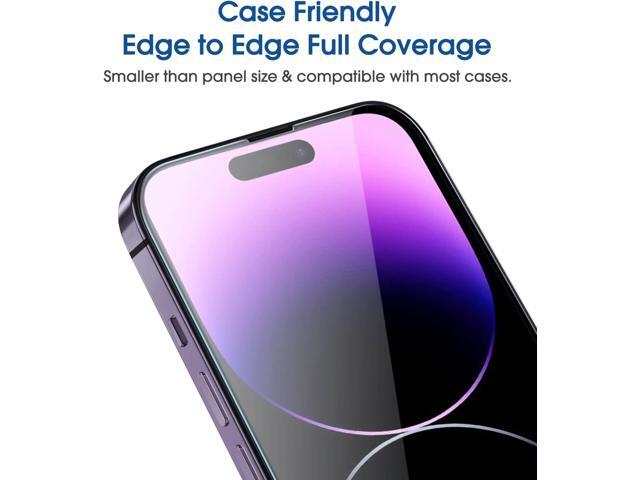 amFilm OneTouch Glass Screen Protector Compatible for iPhone 14 Pro 6.1 Inch 2022, Easiest Installation, Dynamic Island Compatible, Bubble Free and...