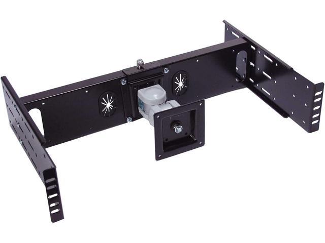 RLCD-FRAME2BK12K1 VESA LCD Monitor/TV Rackmount Adapter Kit Supports LCD Monitor 15 inch to 24 inch and Intel NUC Mini Computer for 2 Post or 4...