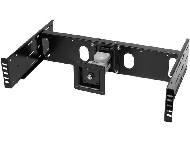 RLCD-FRAME2BK12K1 VESA LCD Monitor/TV Rackmount Adapter Kit Supports LCD Monitor 15 inch to 24 inch and Intel NUC Mini Computer for 2 Post or 4...