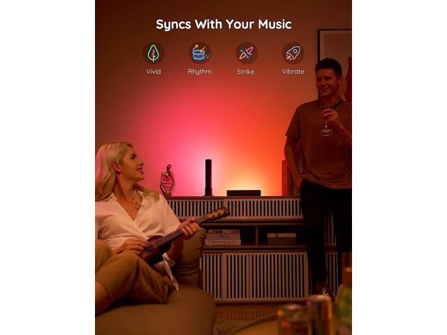 Govee Smart LED Light Bars, Work with Alexa and Google Assistant, RGBICWW WiFi TV Backlights with Scene and Music Modes for Gaming, Pictures, PC,...