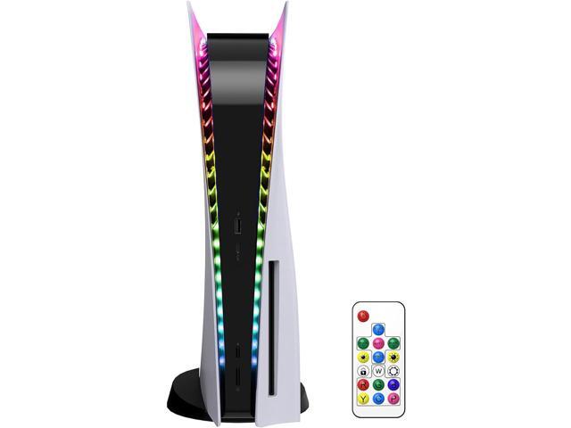 YUANHOT LED Light Compatible with PS5, RGB Light Strip Compatible with Playstation 5 Console with 7 Colors 358 Modes, LED Kit DIY Decoration.