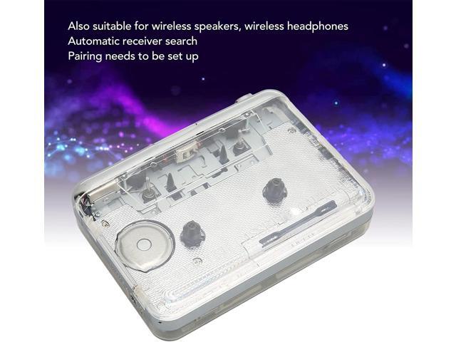 ASHATA Portable Cassette Player, USB Cassette Tape to MP3 Converter, Audio Walkman Cassette Tape to Digital Converter Player, FM Radio Cassette...