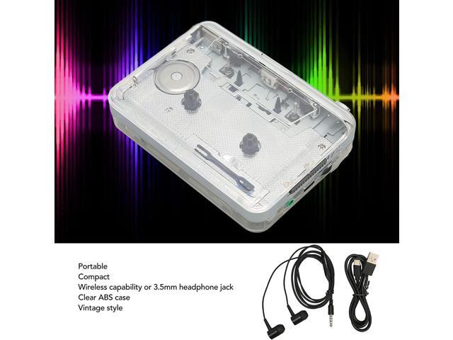 ASHATA Portable Cassette Player, USB Cassette Tape to MP3 Converter, Audio Walkman Cassette Tape to Digital Converter Player, FM Radio Cassette...