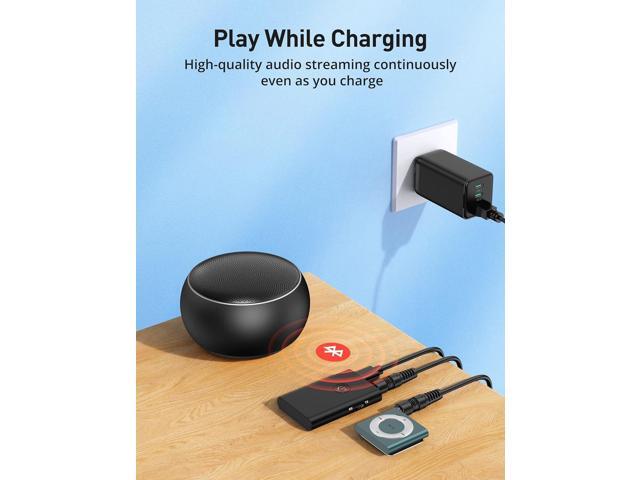 V5.0 Bluetooth Transmitter Receiver for TV PC, 2-in-1 AUX Audio Adapter, Wireless 3.5mm Bluetooth Adapter for Headphones/Car/Home...