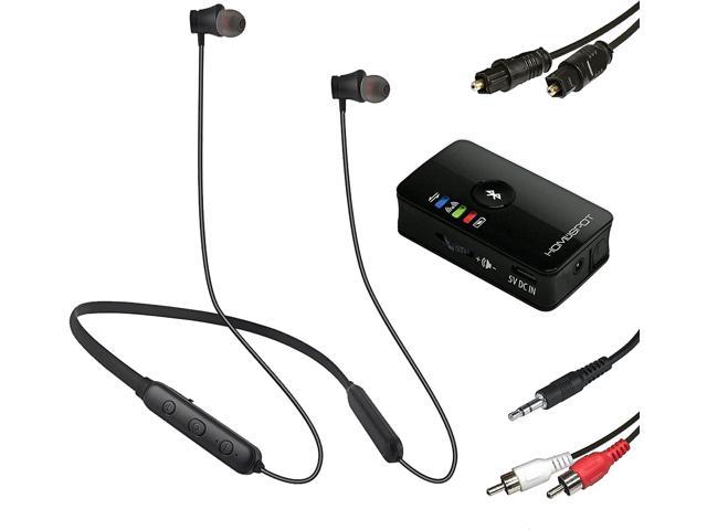 HomeSpot Wireless Neckband Headphones for TV Watching with Bluetooth 5.3 aptX LL Transmitter No Delay Lightweight High Volume Ideal for Seniors. photo
