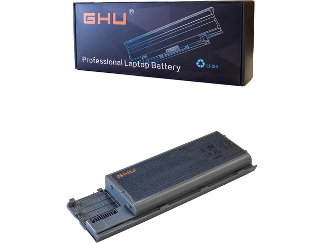 GHU New Battery Replacement for PC764 PC765 PD685 TD175 Compatible with Latitude D620 620 D630 630 D631 Precision M2300 312-0383 312-0384 312-0386...