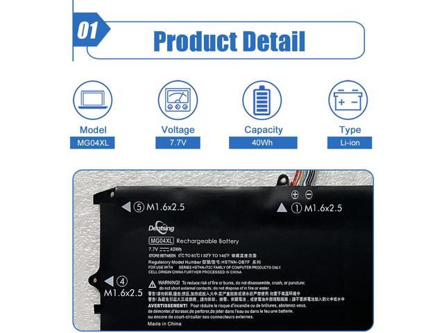 Dentsing MG04XL 812205-001 Laptop Battery Replace for Hp Elite X2 1012 G1 V2D16PA V2D62PA V3F62PA V9D46PA Series Notebook MG04 812060-2B1...