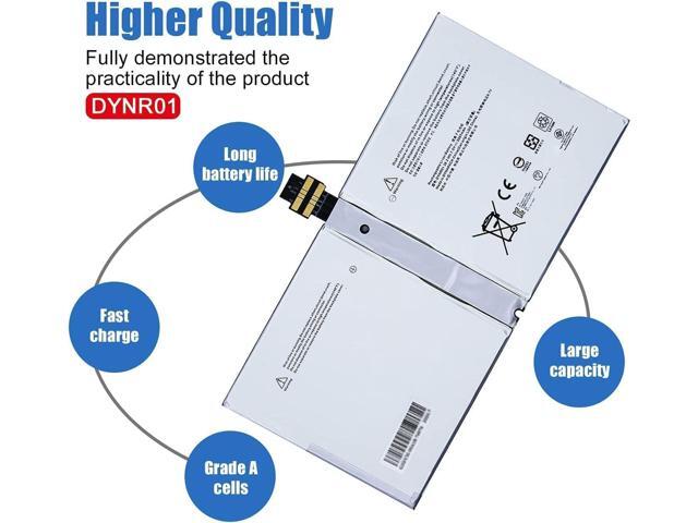 Dentsing DYNR01 G3HTA027H Laptop Battery Compatible with Microsoft Surface Pro 4 1724 Tablet G3HTA026H 7.5V 38.2Wh 5087mAh with Tools