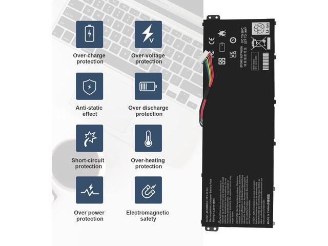 AC14B8K AC14B3K Laptop Battery for Acer Aspire R5-471T R5-571T R5-571TG R5-571TG-7229 R7-371T N15W5 CB5-571 CB3-531 Swift 3 SF314-51 SF314-52 Nitro...