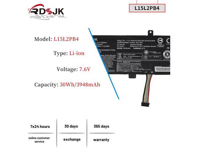 L15L2PB4 L15L2PB5 Laptop Battery for Lenovo IdeaPad 310-15ISK 310-15IKB 310-15ABR 310-15IAP 310 Touch-15IKB/15ISK 510-15ISK 510-15IKB L15C2PB5...