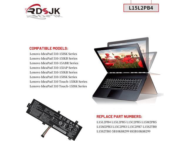 L15L2PB4 L15L2PB5 Laptop Battery for Lenovo IdeaPad 310-15ISK 310-15IKB 310-15ABR 310-15IAP 310 Touch-15IKB/15ISK 510-15ISK 510-15IKB L15C2PB5...
