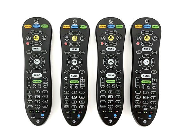4 Pack Replacement Remote Control for AT & T S30-S1A Compatible with TVs & Audio Devices Universal Entertainment Remote Easy Setup