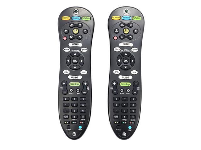 2 Pack Replacement Remote Control for AT & T S20 Compatible with TVs, Cable Boxes & Audio Devices Universal Entertainment Remote Easy Setup