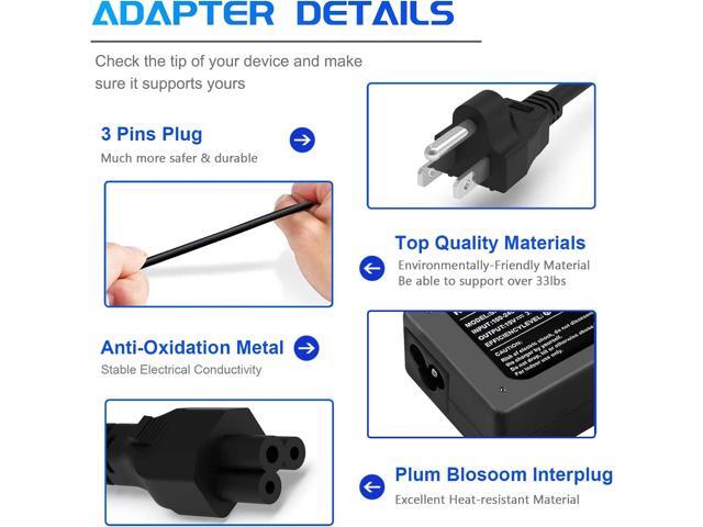 AC Adapter Power Cord For Acer LCD Monitor S202HL S230HL S231HL S232HL R240HY H236HL G246HL G276HL G236HL S240HL S220HQL S271HL H226HQL G226HQL...