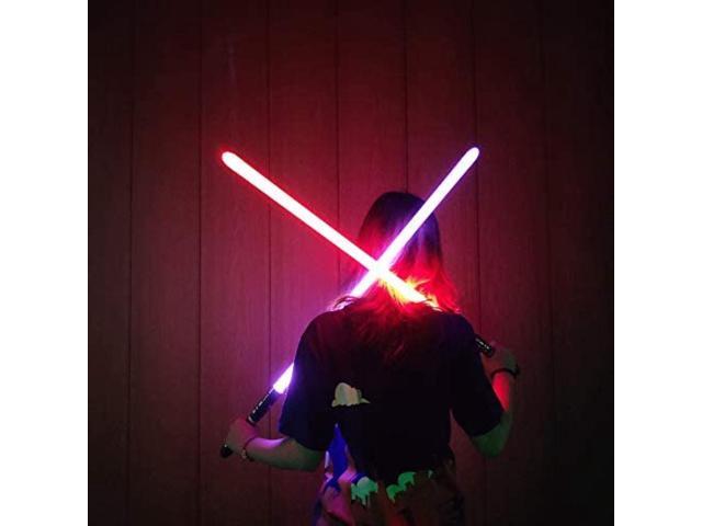 Lightsaber RGB 16 Colors Changing Metal Aluminum Hilt, Ghost Premium Force FX Black Series Light Saber with 3 Mode Sound,Support Real Heavy Dueling...