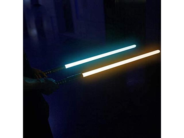 Lightsaber RGB 16 Colors Changing Metal Aluminum Hilt, Ghost Premium Force FX Black Series Light Saber with 3 Mode Sound,Support Real Heavy Dueling...