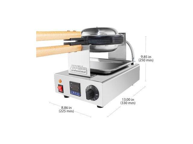 Bubble Waffle Maker Egg Waffle Maker Professional Rotated Machine Improved Digital Thermostat