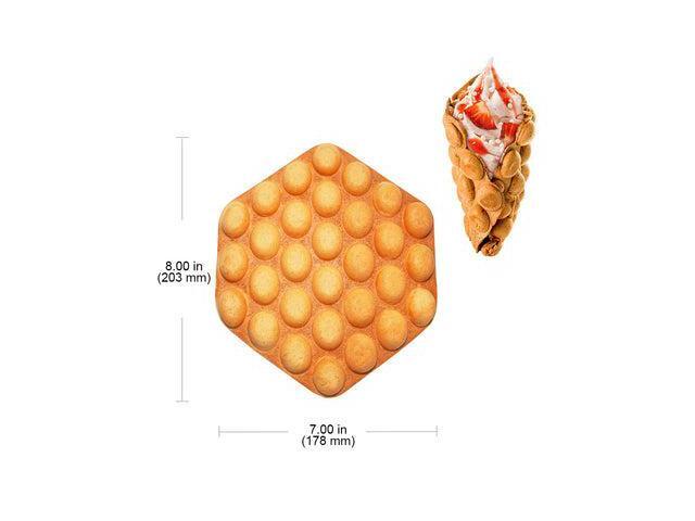 Bubble Waffle Maker Egg Waffle Maker Professional Rotated Machine Improved Digital Thermostat