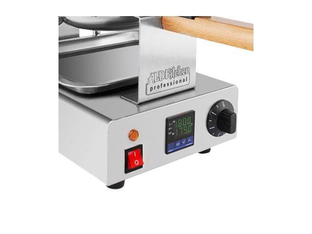 Bubble Waffle Maker Egg Waffle Maker Professional Rotated Machine Improved Digital Thermostat