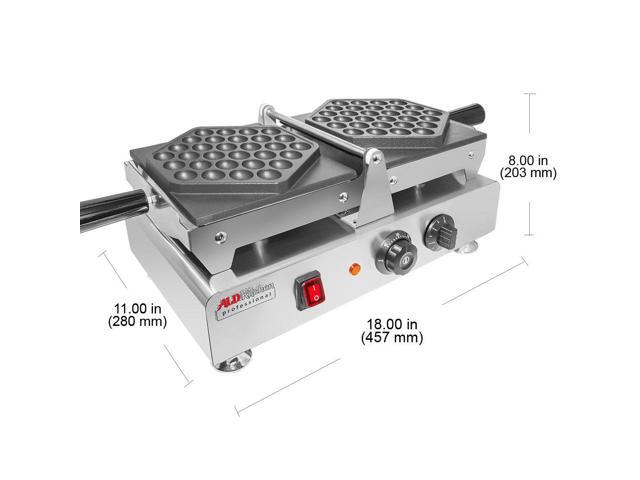 Bubble Waffle Maker Swing Type Bubble Waffle Iron Improved Manual Thermostat Nonstick Coating