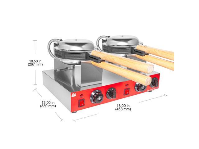 Bubble Waffle Maker Egg Waffle Machine Electric Bubble Waffle Iron 2 Hexagon Shaped Waffles