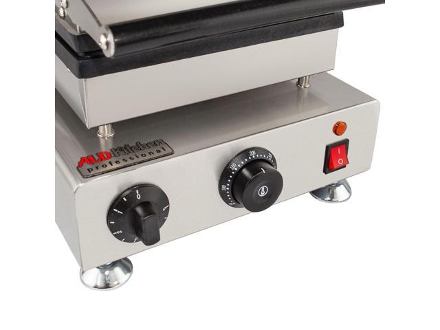 AP-505 Belgian Waffle Iron Press Type 4 Square Waffles Professional Use Stainless Steel Nonstick