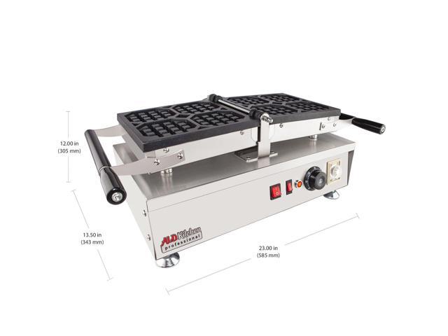 AP-454 Belgian Waffle Iron Swing Type 4 Pcs Professional Use Nonstick Plates