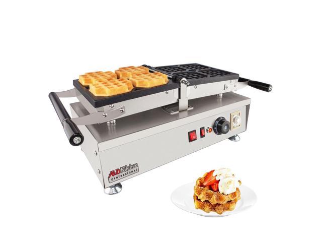 Photos - Toaster AP-454 Belgian Waffle Iron Swing Type 4 Pcs Professional Use Nonstick Plat