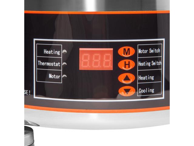 A-CF4D Chocolate Fountain 4-tiers Stainless Steel Chocolate Fondue Fountain Digitally Operated 300W