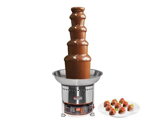 Photos - Other kitchen appliances A-CF5D Chocolate Fountain 5-tier Stainless Steel Chocolate Fondue Fountain